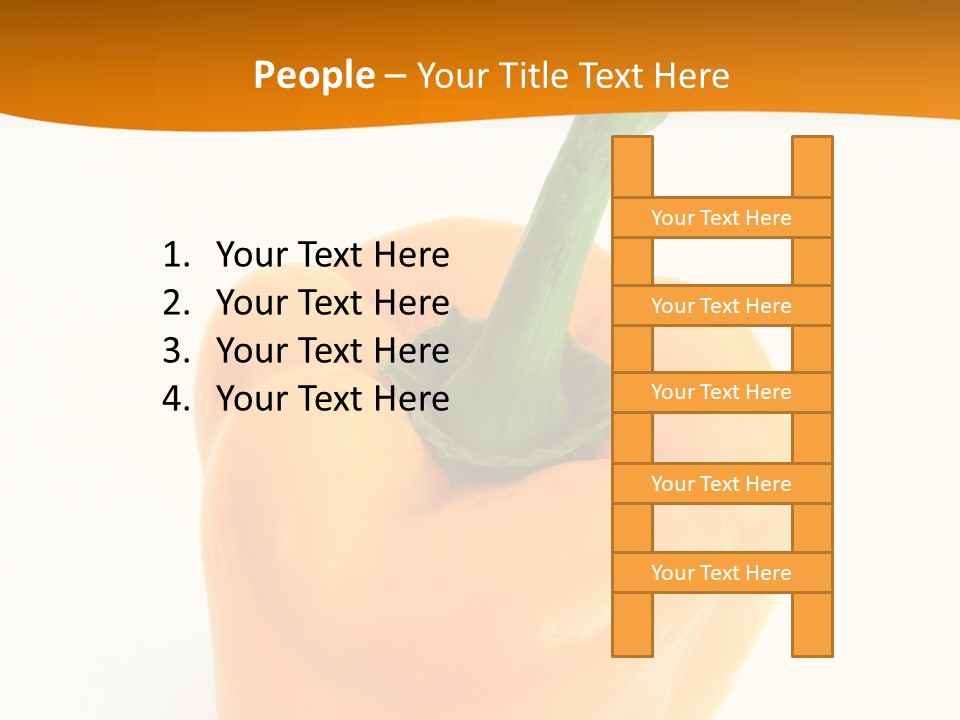 Pepper Nutritious Vegetable PowerPoint Template