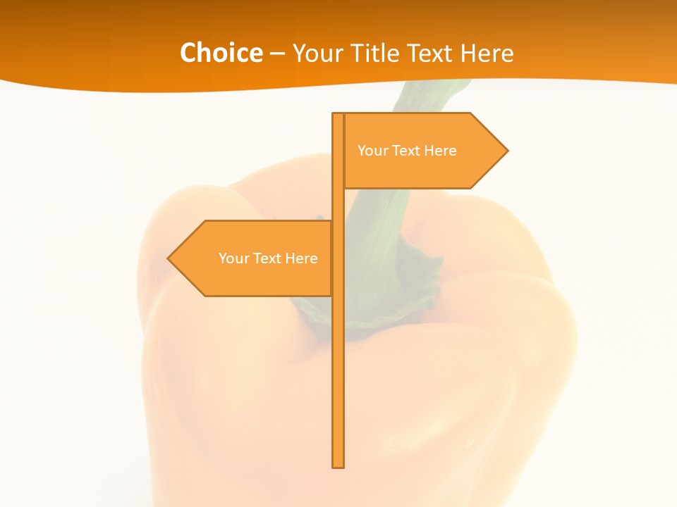 Pepper Nutritious Vegetable PowerPoint Template