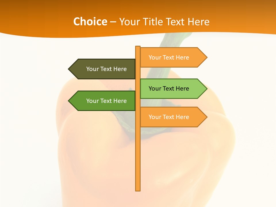Pepper Nutritious Vegetable PowerPoint Template