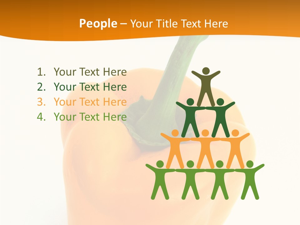 Pepper Nutritious Vegetable PowerPoint Template