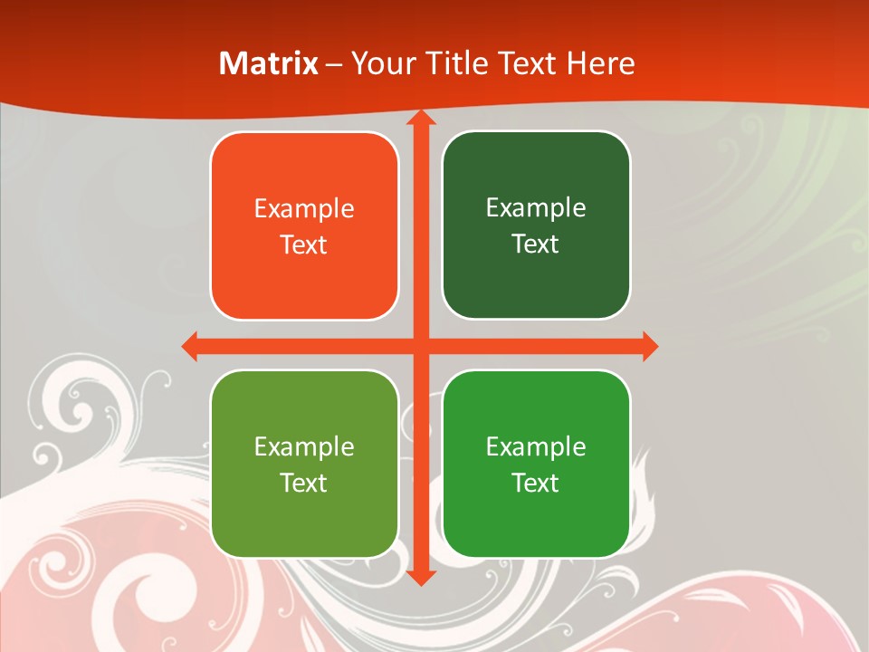 Digital Spring Clip Art PowerPoint Template