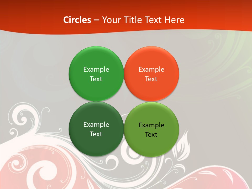 Digital Spring Clip Art PowerPoint Template