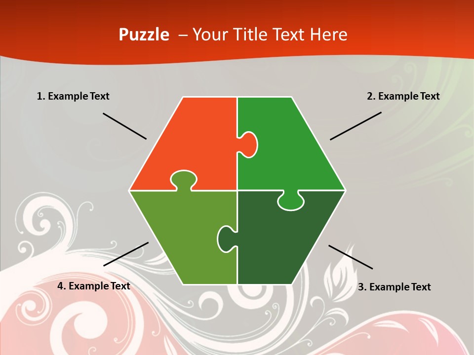 Digital Spring Clip Art PowerPoint Template