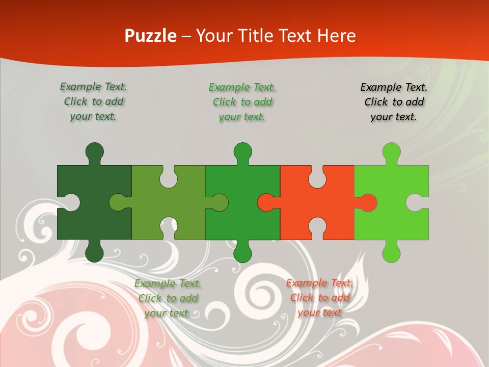 Digital Spring Clip Art PowerPoint Template