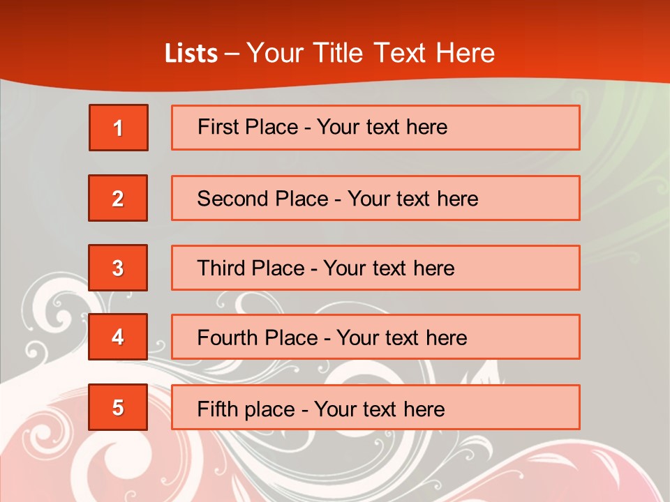 Digital Spring Clip Art PowerPoint Template
