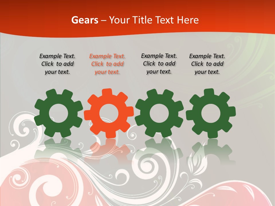 Digital Spring Clip Art PowerPoint Template