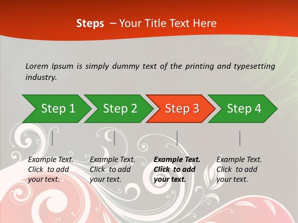 Digital Spring Clip Art PowerPoint Template