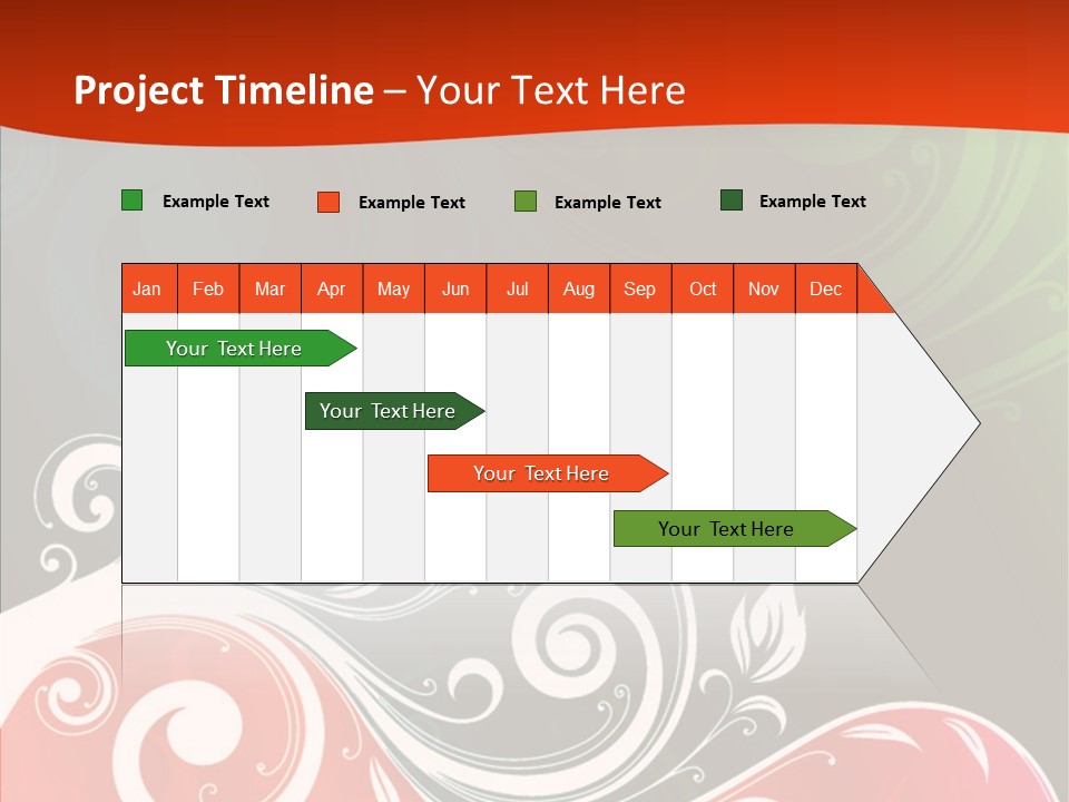 Digital Spring Clip Art PowerPoint Template