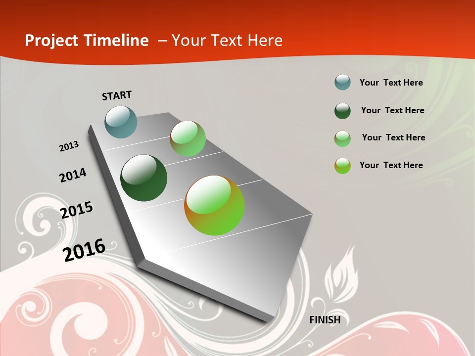 Digital Spring Clip Art PowerPoint Template