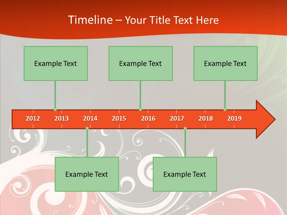 Digital Spring Clip Art PowerPoint Template