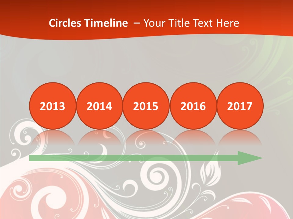 Digital Spring Clip Art PowerPoint Template