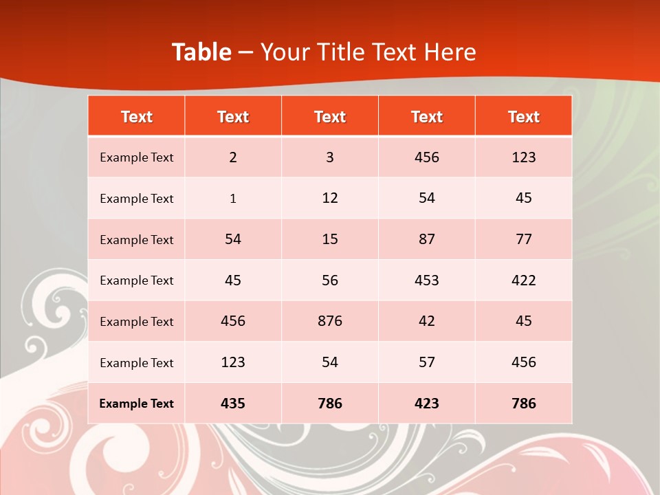 Digital Spring Clip Art PowerPoint Template