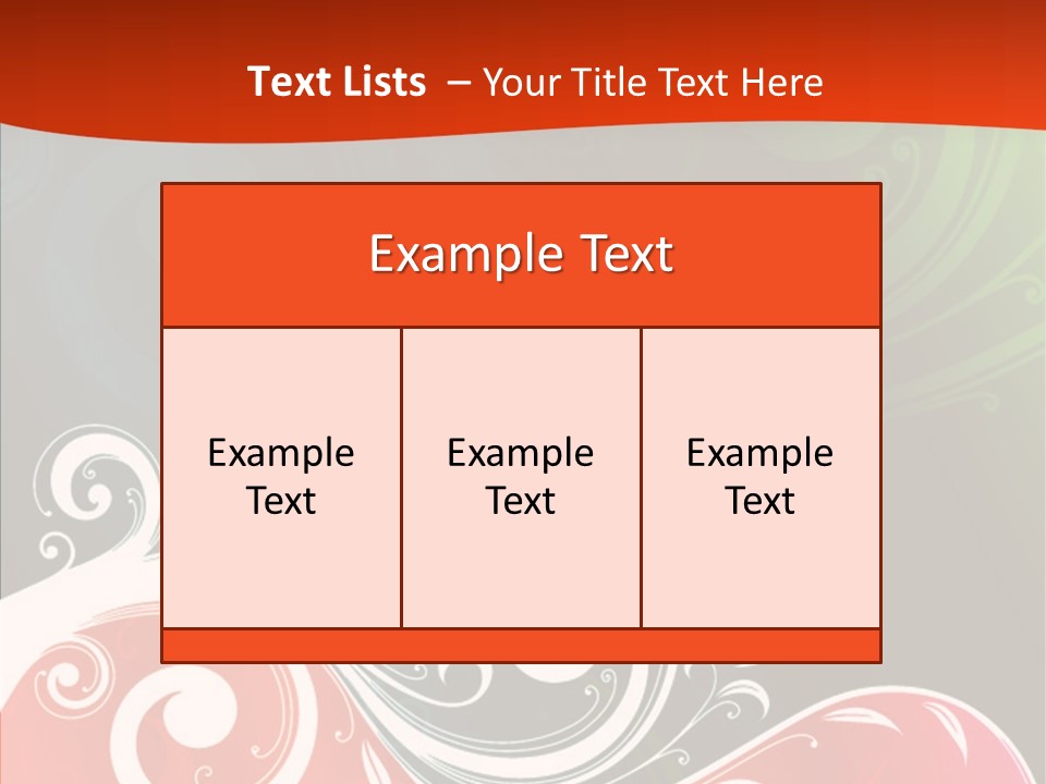 Digital Spring Clip Art PowerPoint Template