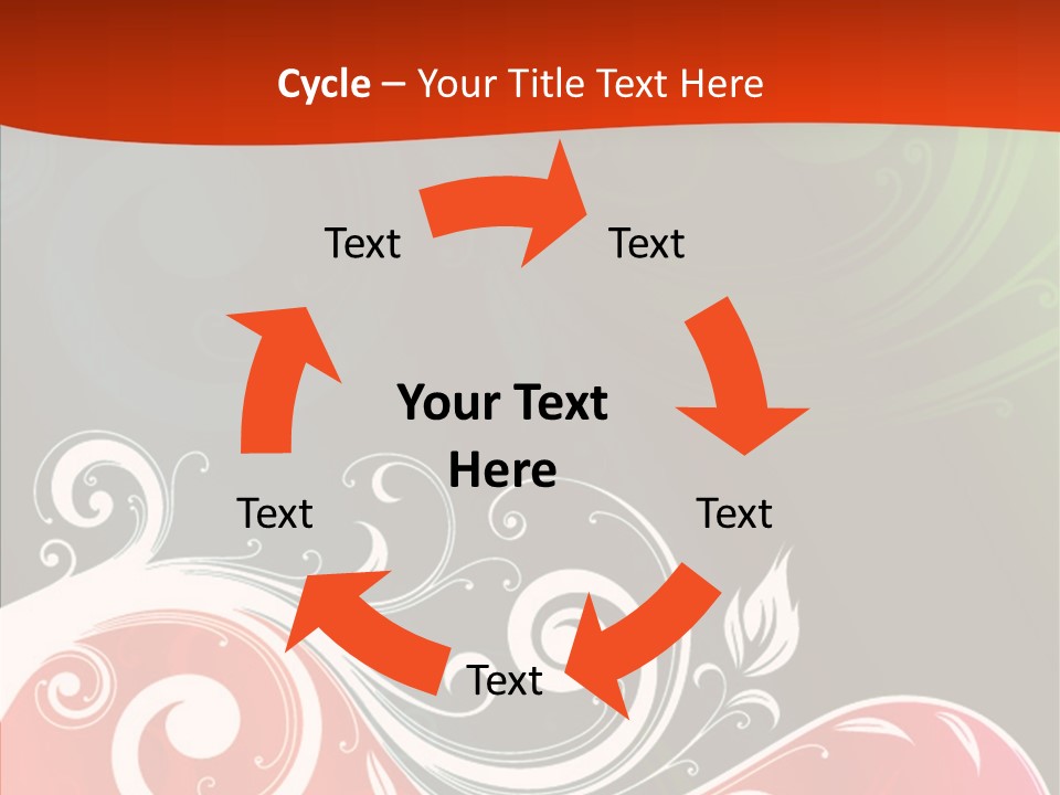 Digital Spring Clip Art PowerPoint Template