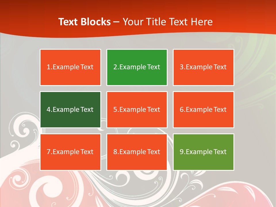 Digital Spring Clip Art PowerPoint Template