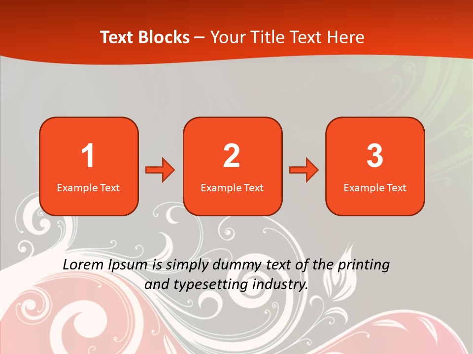 Digital Spring Clip Art PowerPoint Template