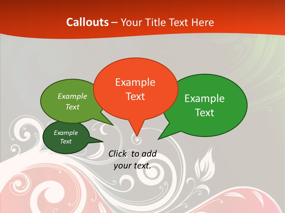 Digital Spring Clip Art PowerPoint Template