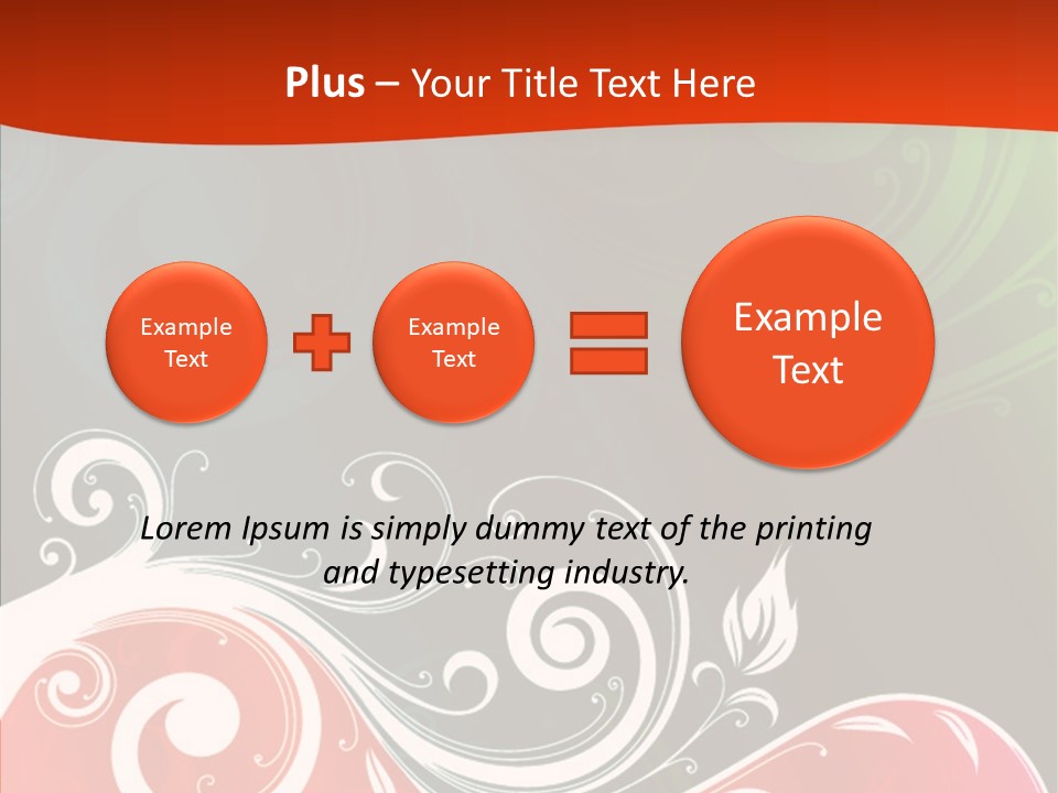 Digital Spring Clip Art PowerPoint Template