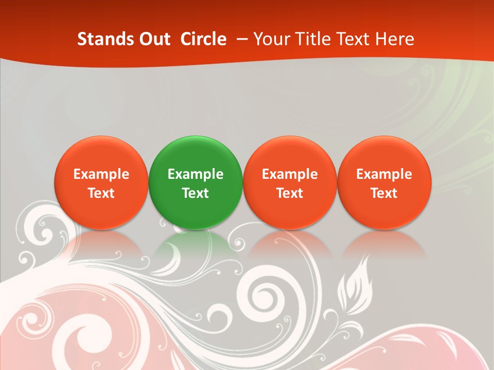 Digital Spring Clip Art PowerPoint Template