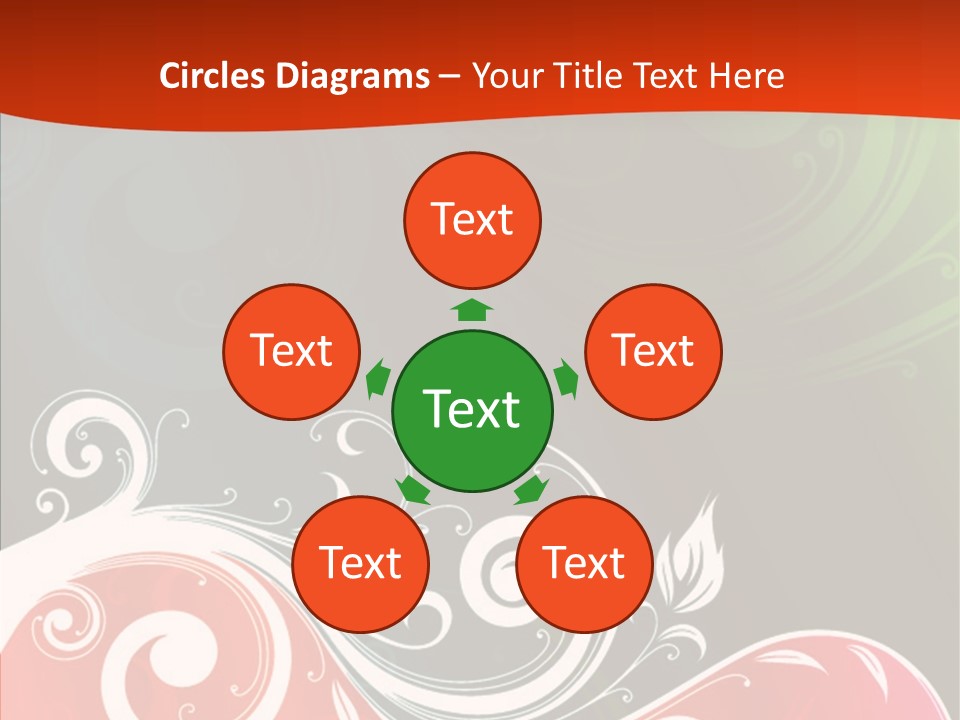 Digital Spring Clip Art PowerPoint Template