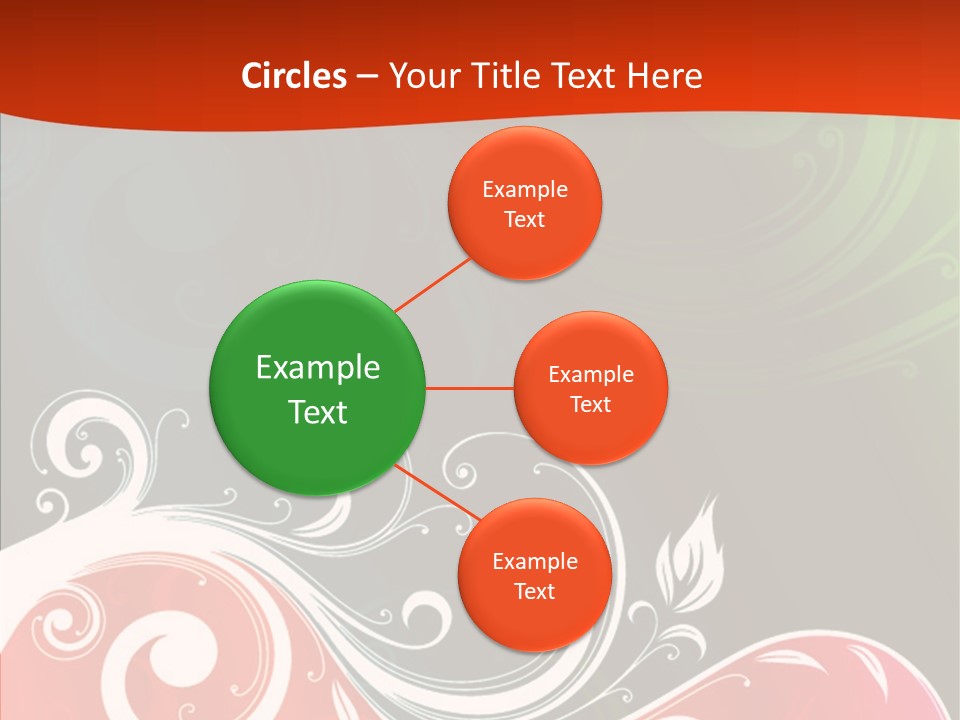 Digital Spring Clip Art PowerPoint Template