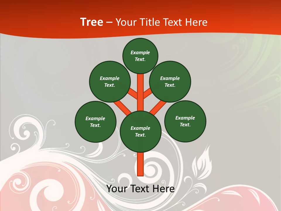 Digital Spring Clip Art PowerPoint Template