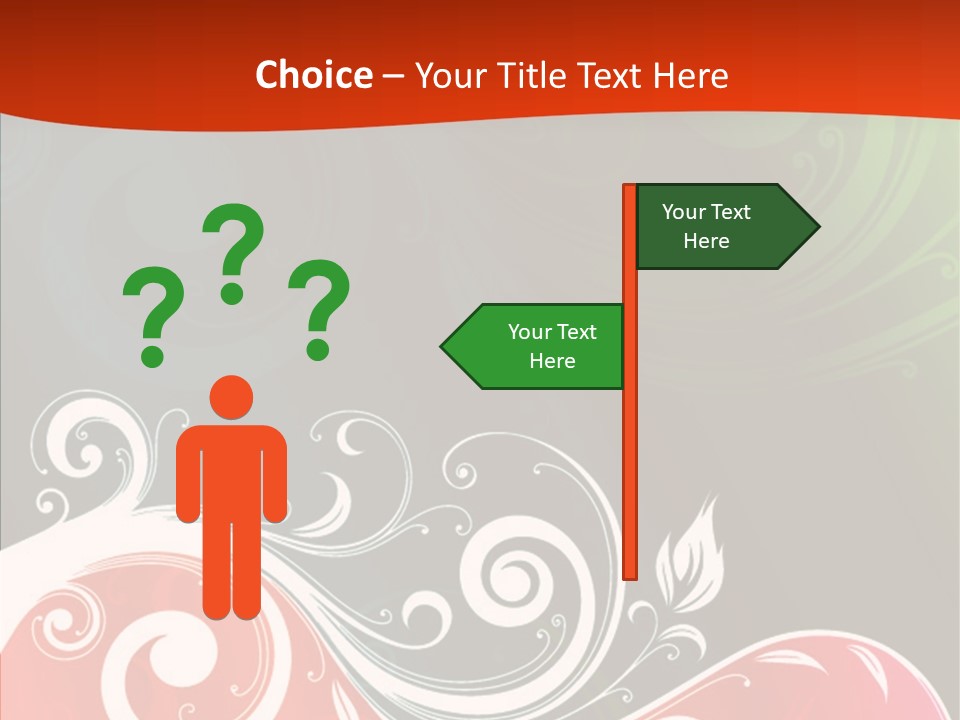 Digital Spring Clip Art PowerPoint Template