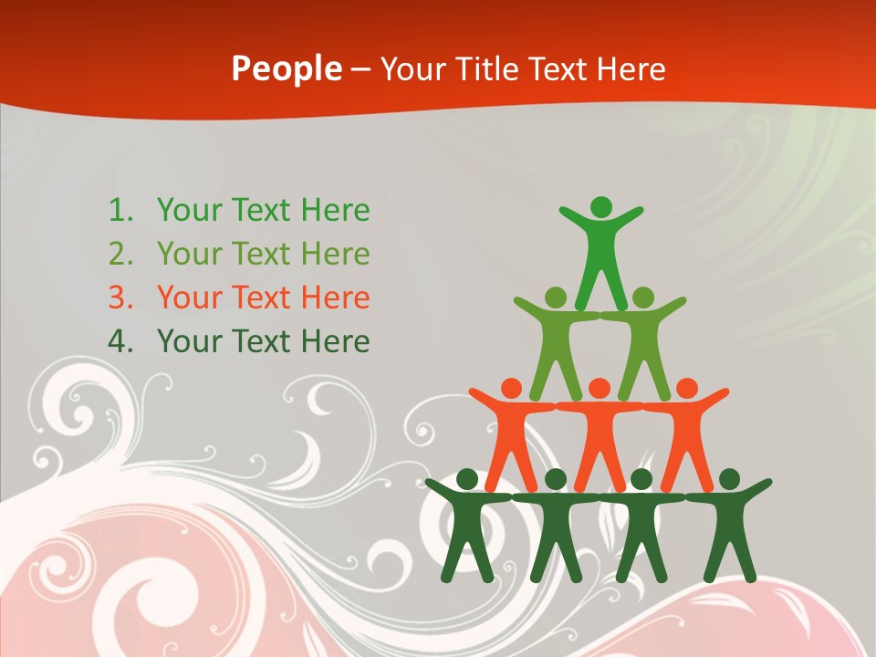 Digital Spring Clip Art PowerPoint Template