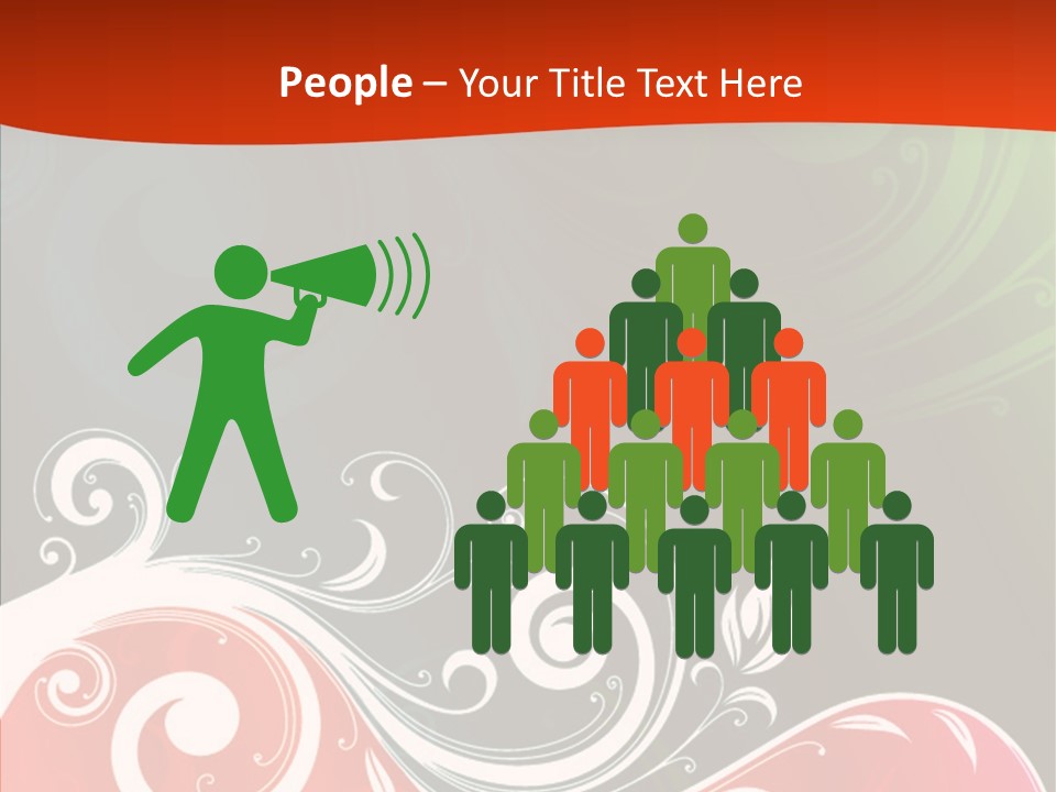 Digital Spring Clip Art PowerPoint Template