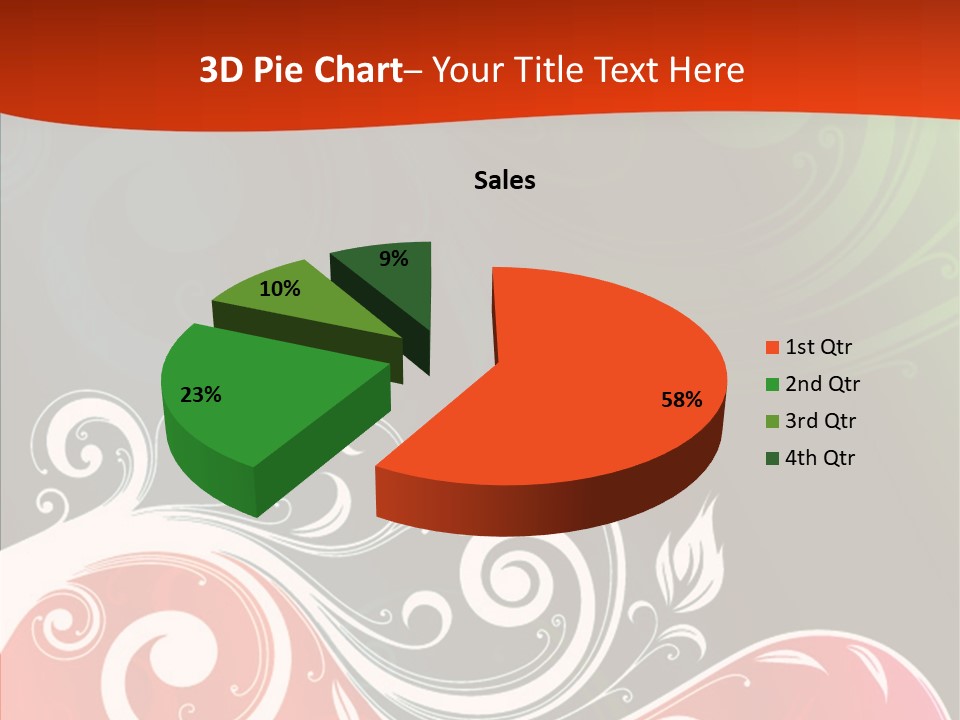 Digital Spring Clip Art PowerPoint Template