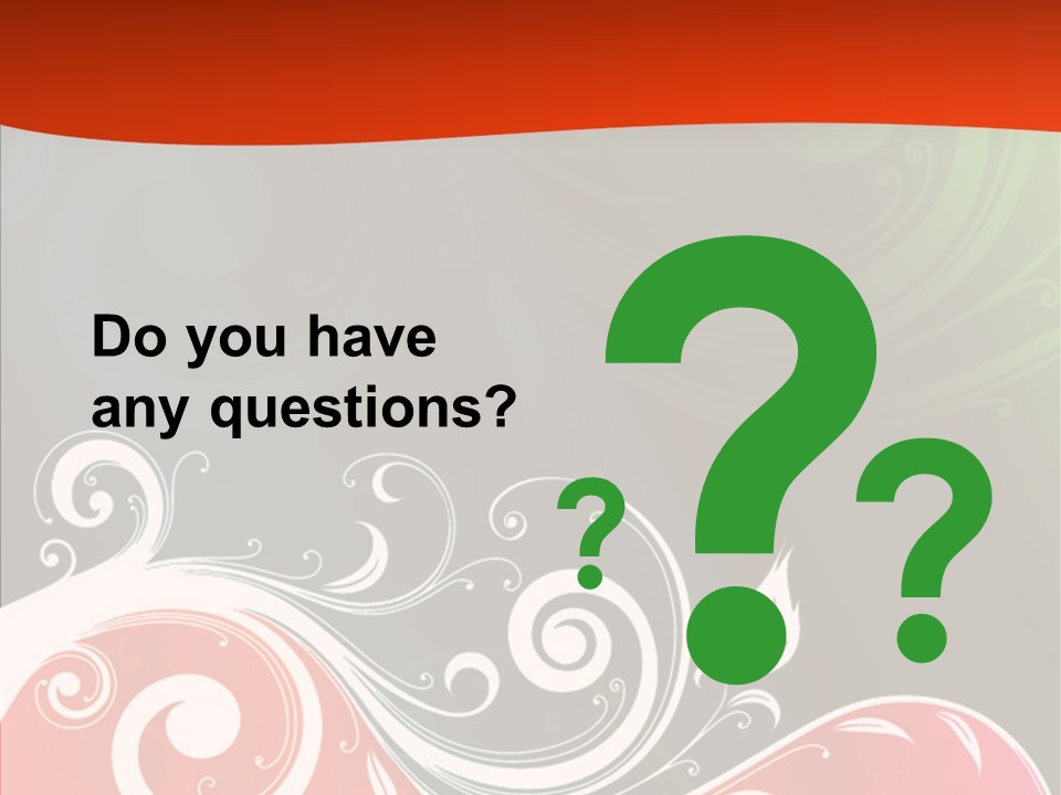 Digital Spring Clip Art PowerPoint Template