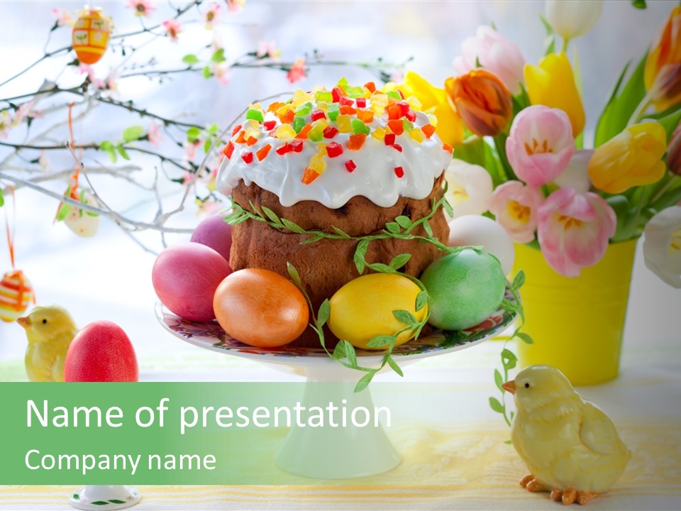 Traditional Cup Holiday PowerPoint Template