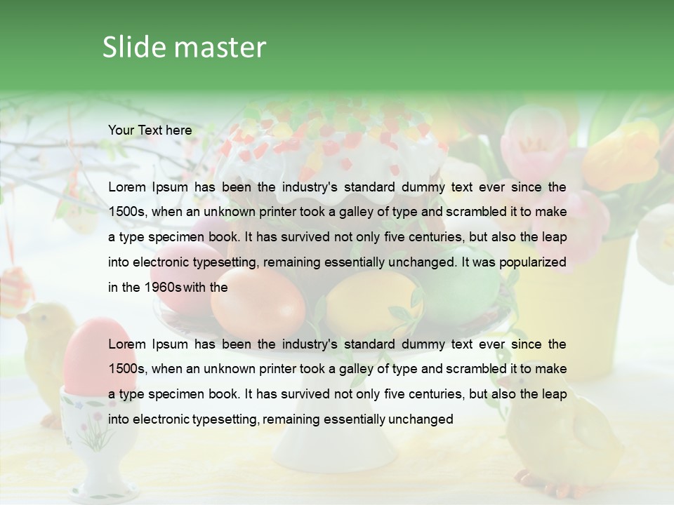 Traditional Cup Holiday PowerPoint Template