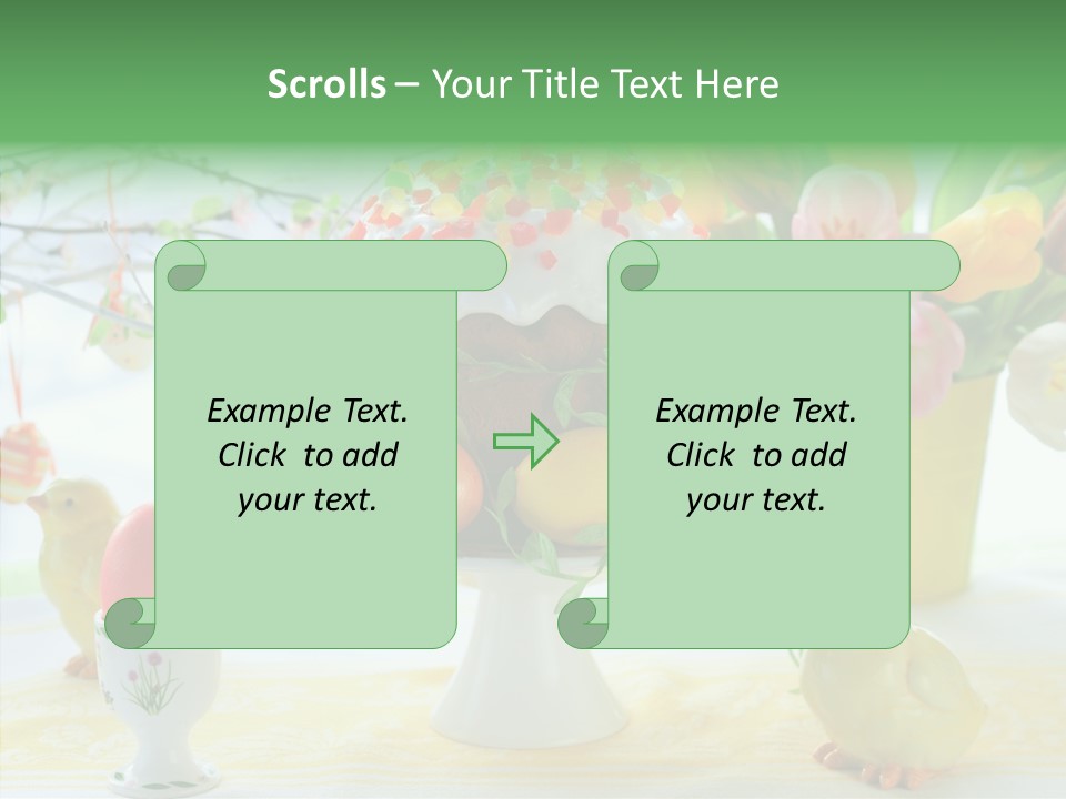 Traditional Cup Holiday PowerPoint Template