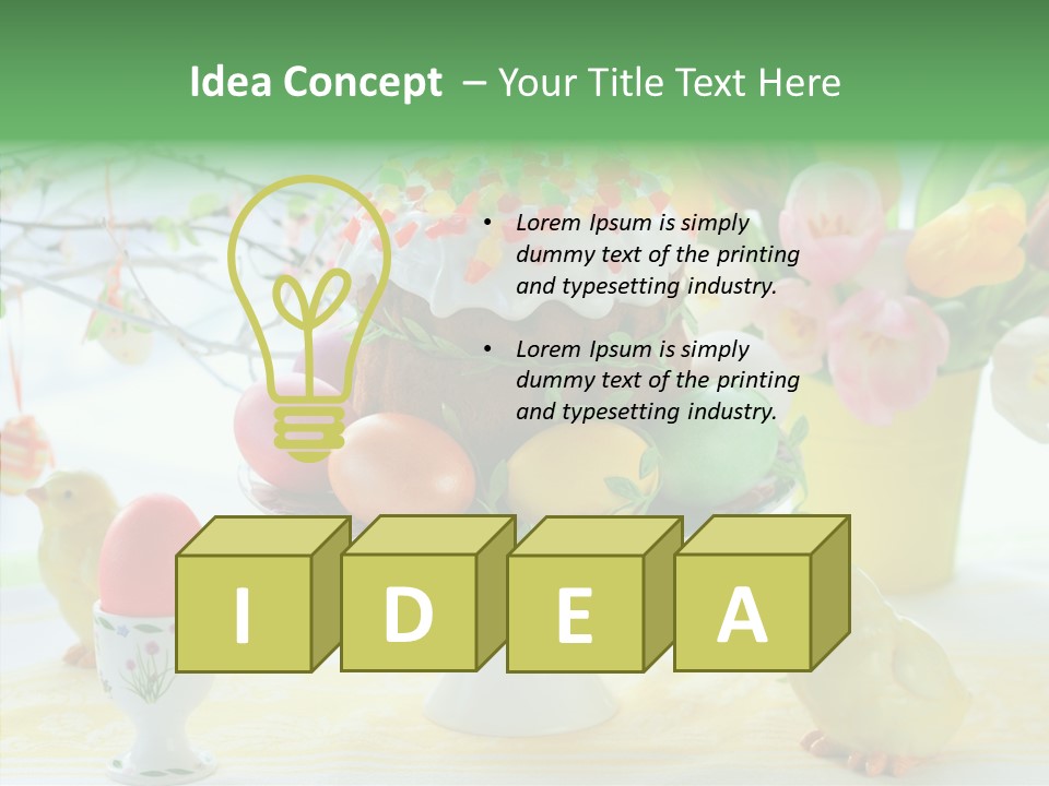 Traditional Cup Holiday PowerPoint Template