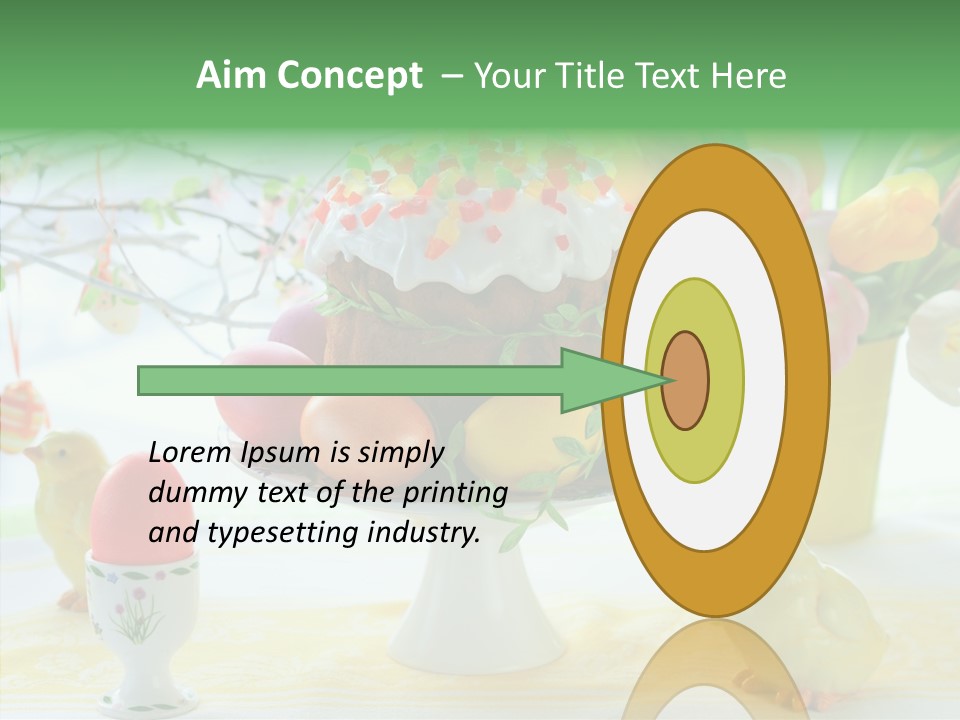 Traditional Cup Holiday PowerPoint Template