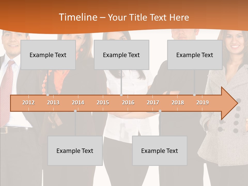 Commerce Female Standing PowerPoint Template