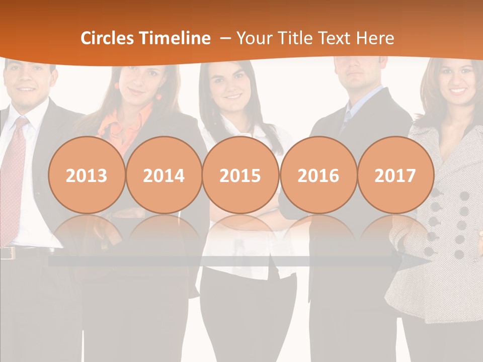 Commerce Female Standing PowerPoint Template