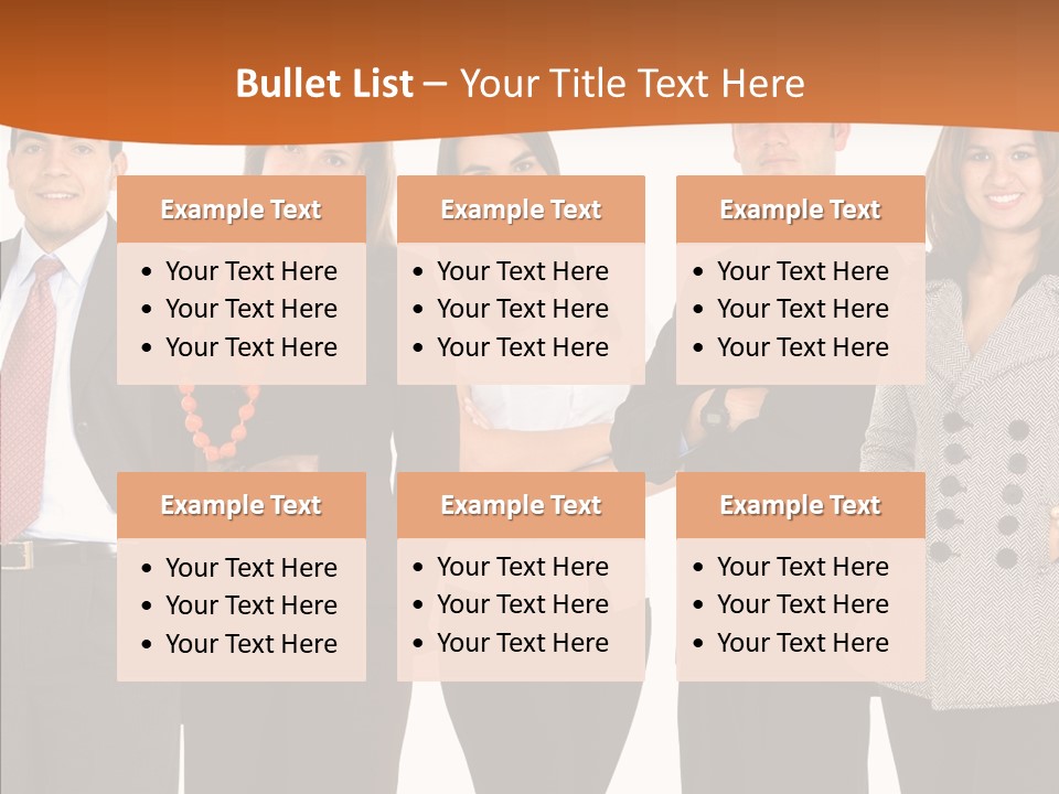 Commerce Female Standing PowerPoint Template