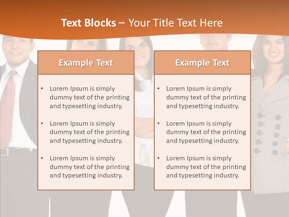 Commerce Female Standing PowerPoint Template