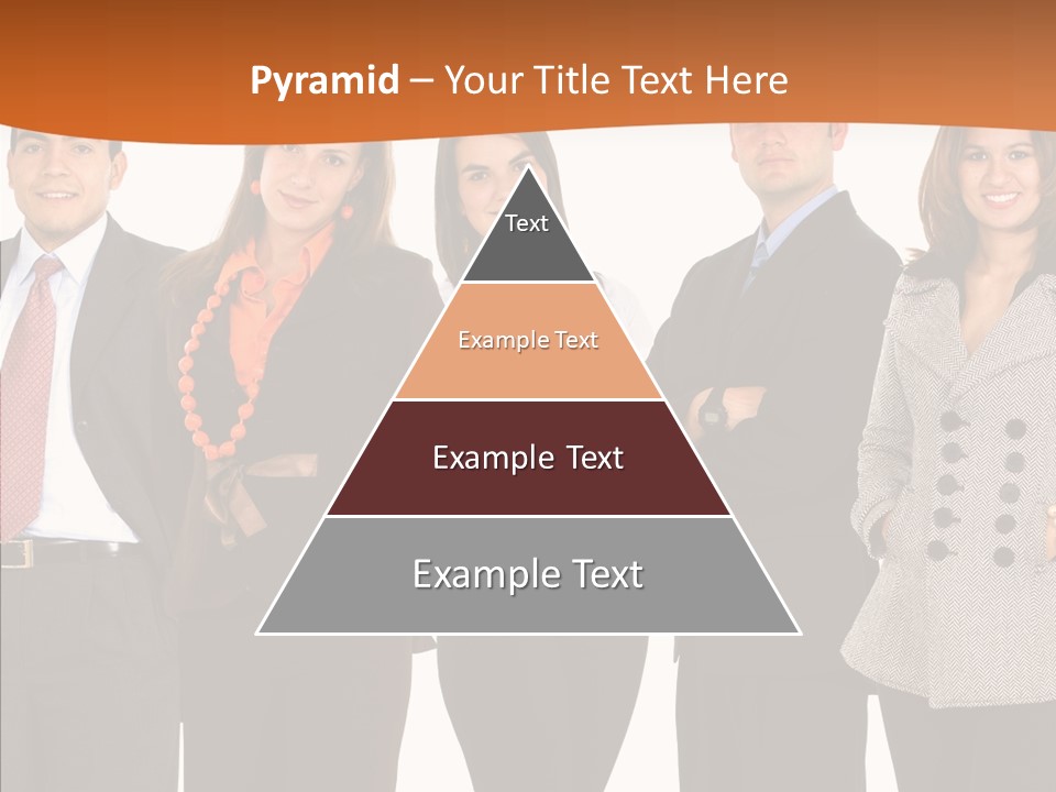 Commerce Female Standing PowerPoint Template