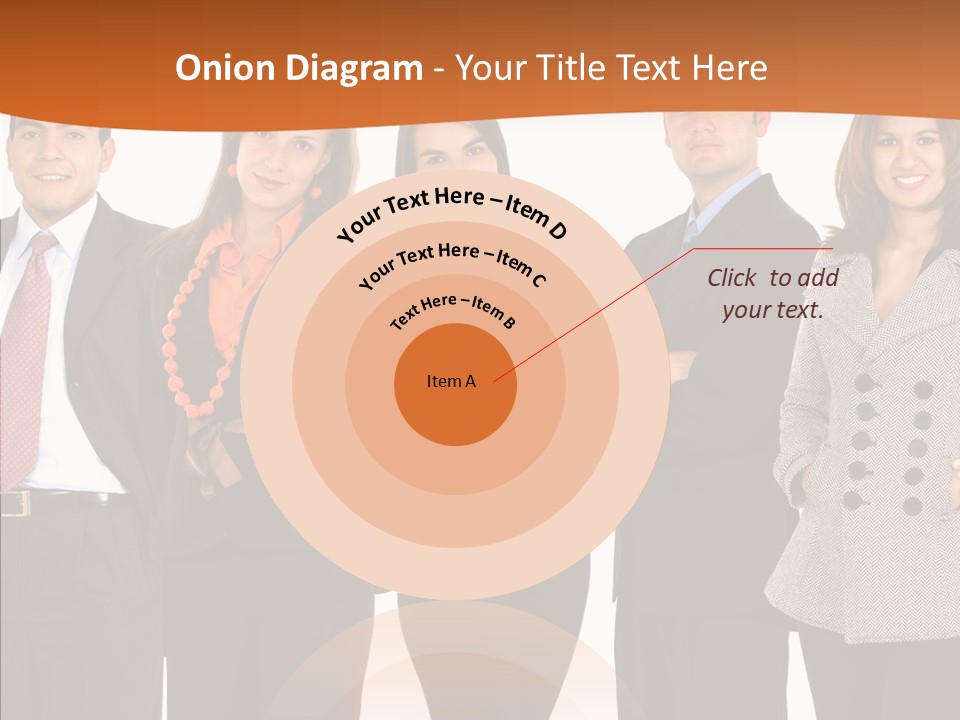 Commerce Female Standing PowerPoint Template