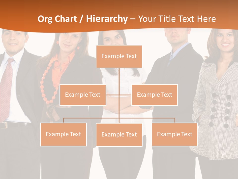 Commerce Female Standing PowerPoint Template