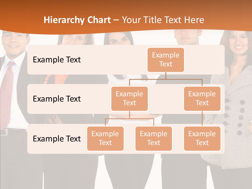 Commerce Female Standing PowerPoint Template