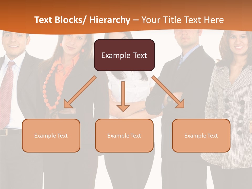 Commerce Female Standing PowerPoint Template