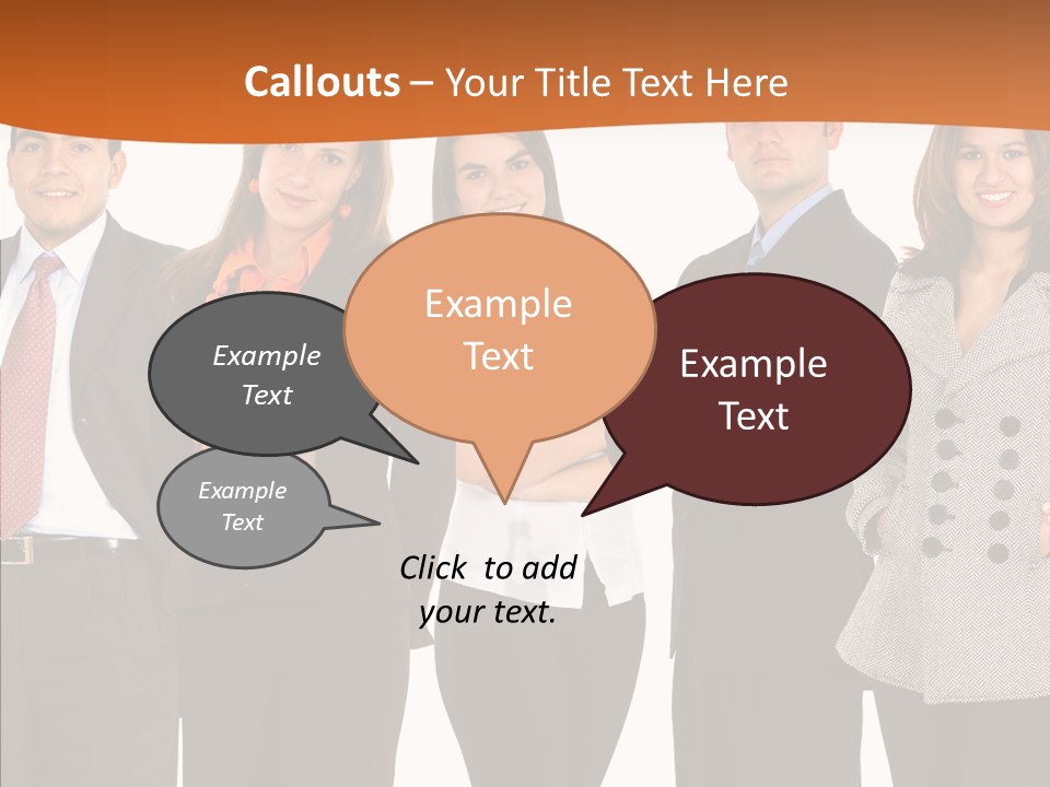Commerce Female Standing PowerPoint Template