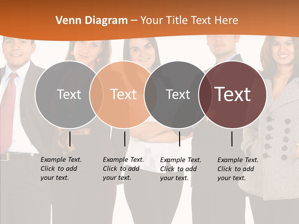 Commerce Female Standing PowerPoint Template