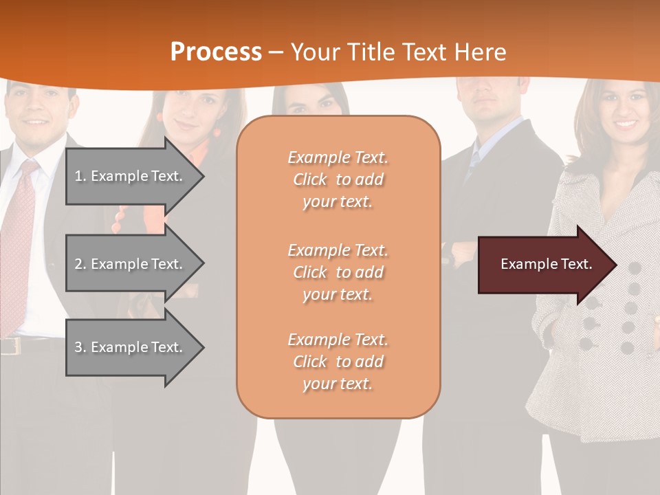 Commerce Female Standing PowerPoint Template