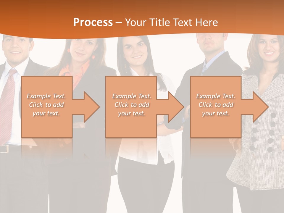 Commerce Female Standing PowerPoint Template