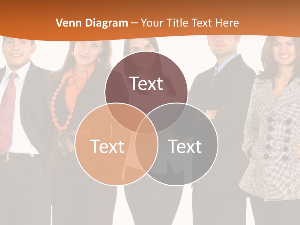 Commerce Female Standing PowerPoint Template